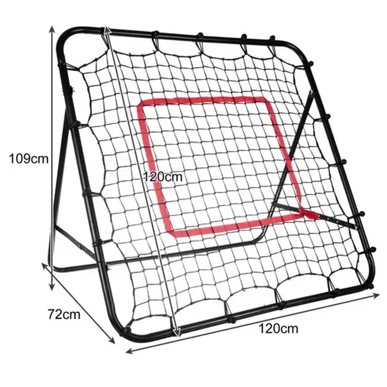 Trizand, bramka piłkarska, 120-120-50 cm