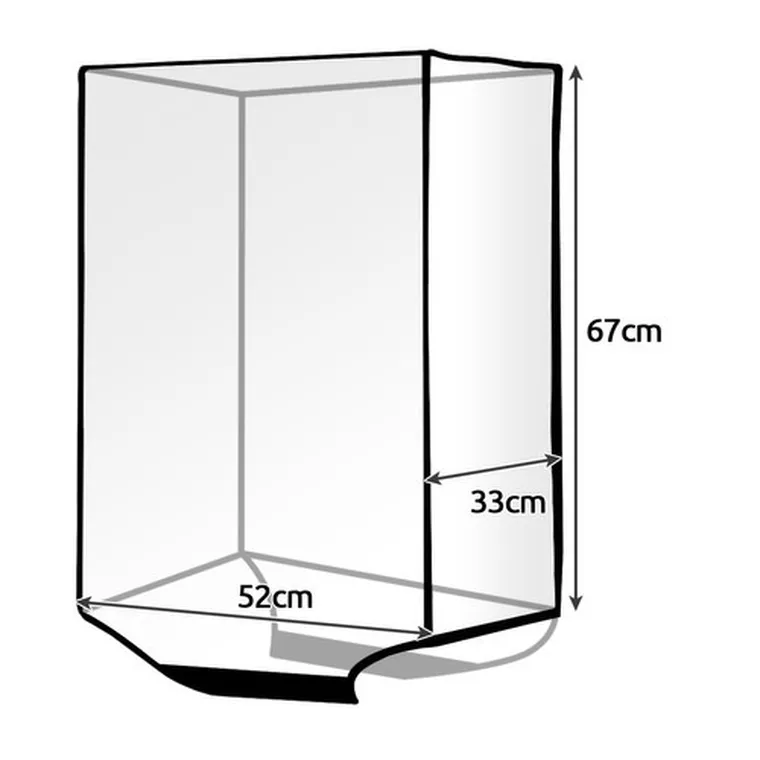 Trizand, pokrowiec na walizkę przezroczysty