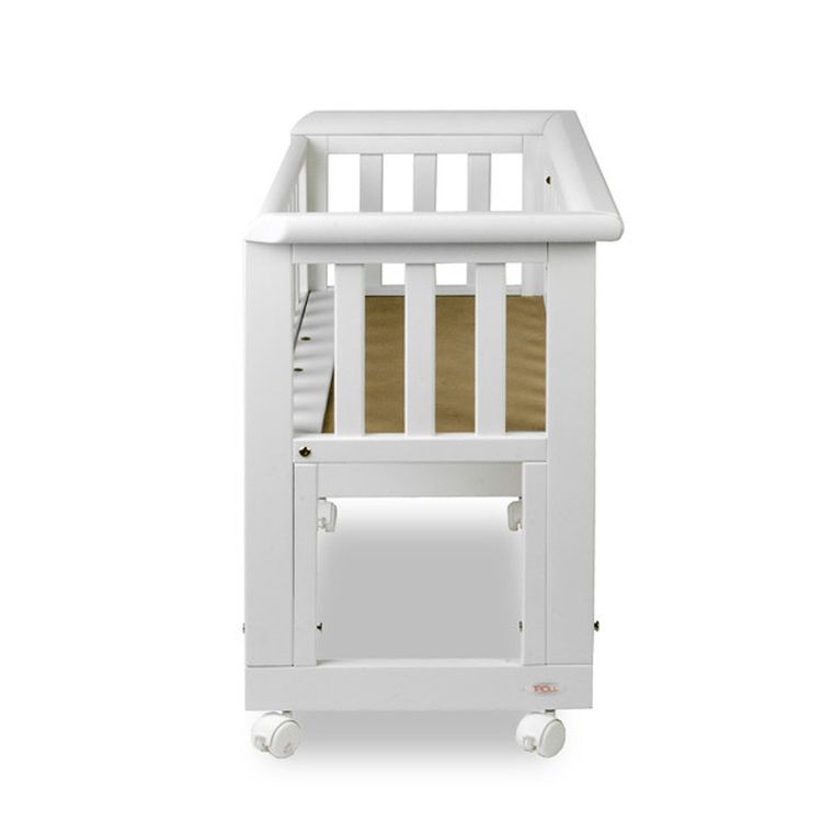Troll Nursery, Bedside Crib, łóżeczko dostawne, białe