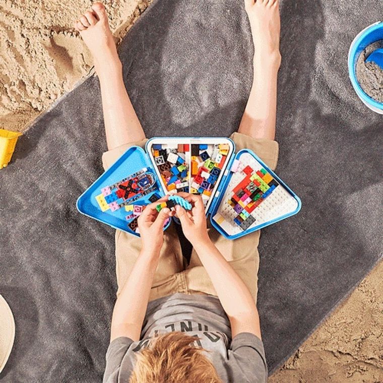 Trunki, TeeBee, pojemnik na zabawki, różowy