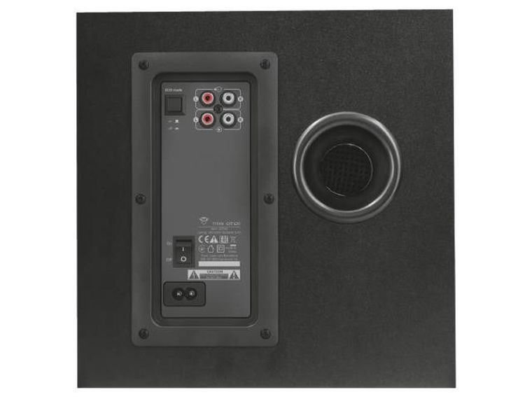 Trust, GXT 629 Tytan 2.1 RGB, zestaw głośników, czarny