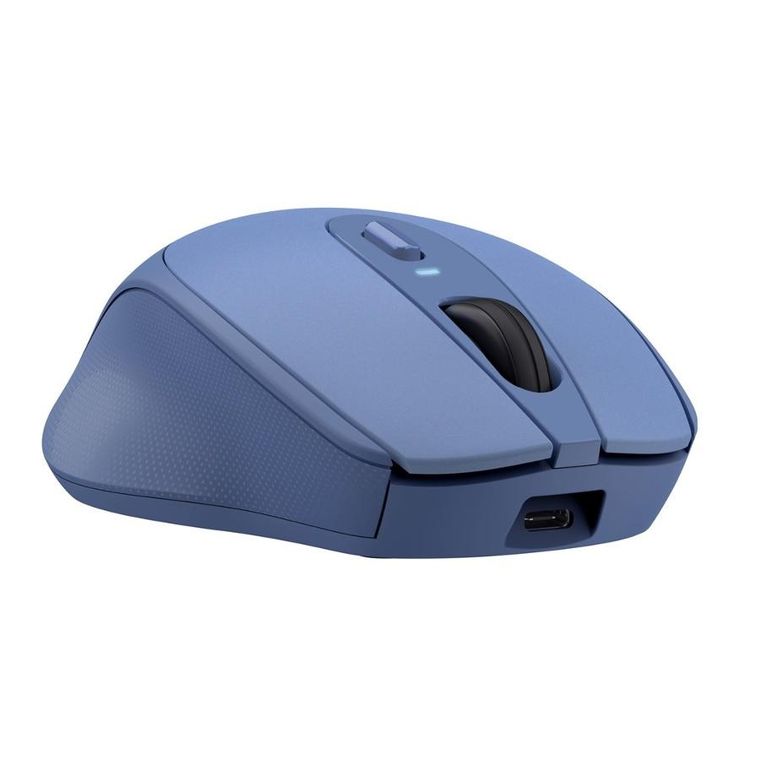 Trust, myszz aya wireless rechargeable mouse blue, 25039,