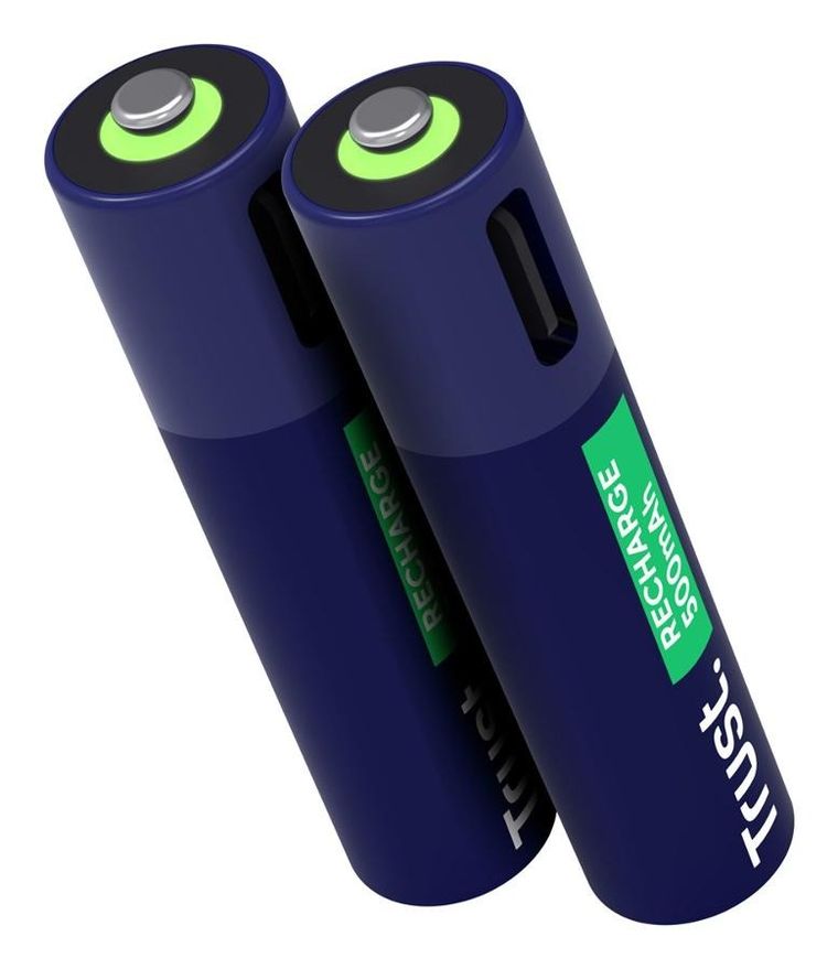 Trust, USB-C Rechargeable Batteries, baterie AAA, 2 szt.