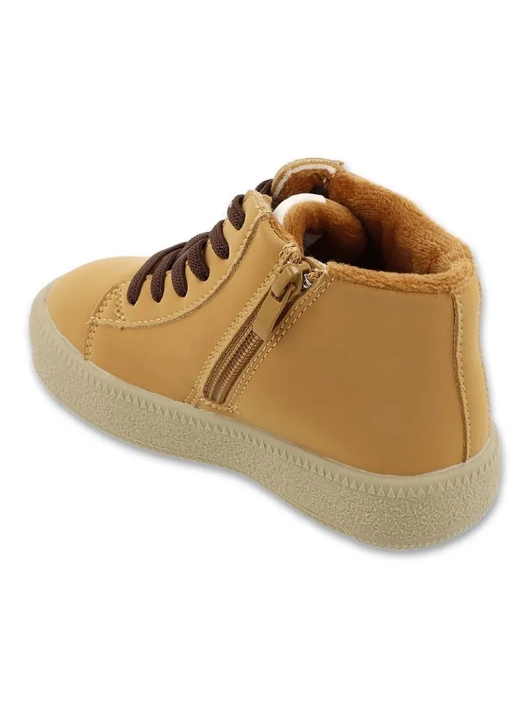 Trzewiki chłopięce, ocieplane, brązowe, Befado