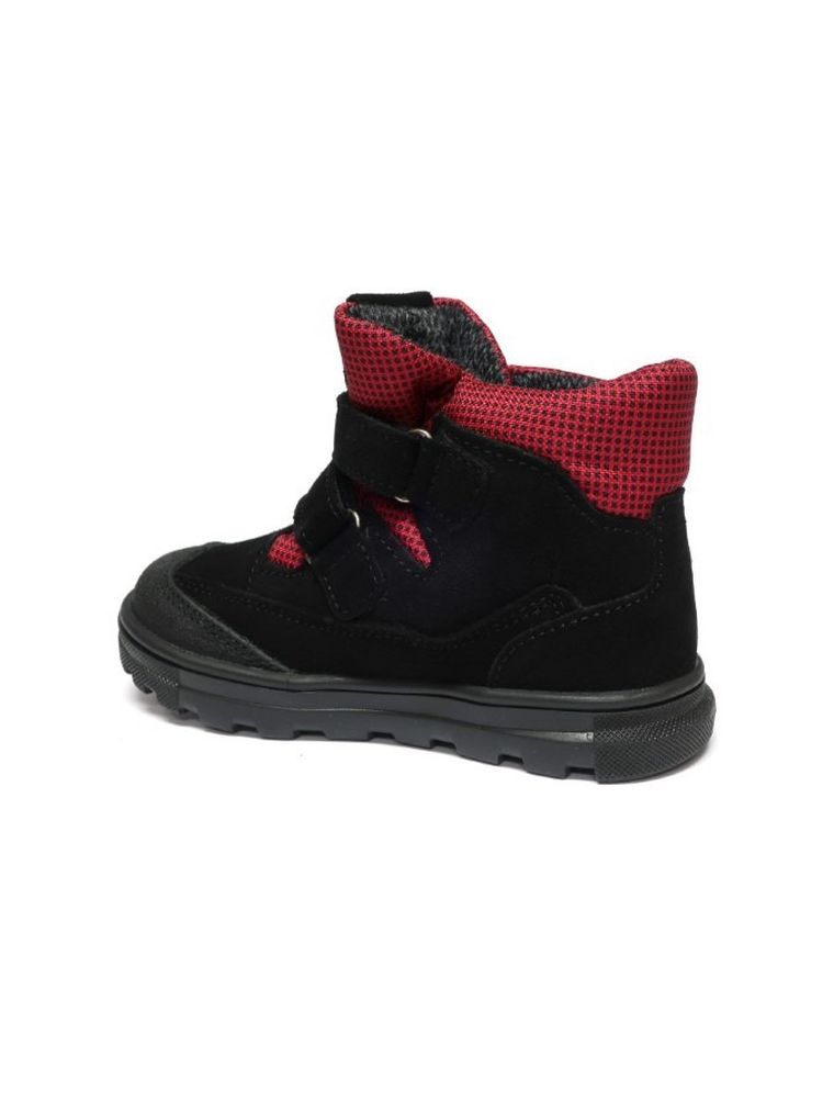 Trzewiki chłopięce, skórzane, czarne, RenBut