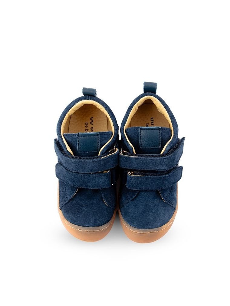 Trzewiki chłopięce, skórzane, niebieskie, Weestep