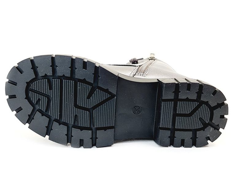 Trzewiki dziewczęce, szare, ocieplane, Weestep