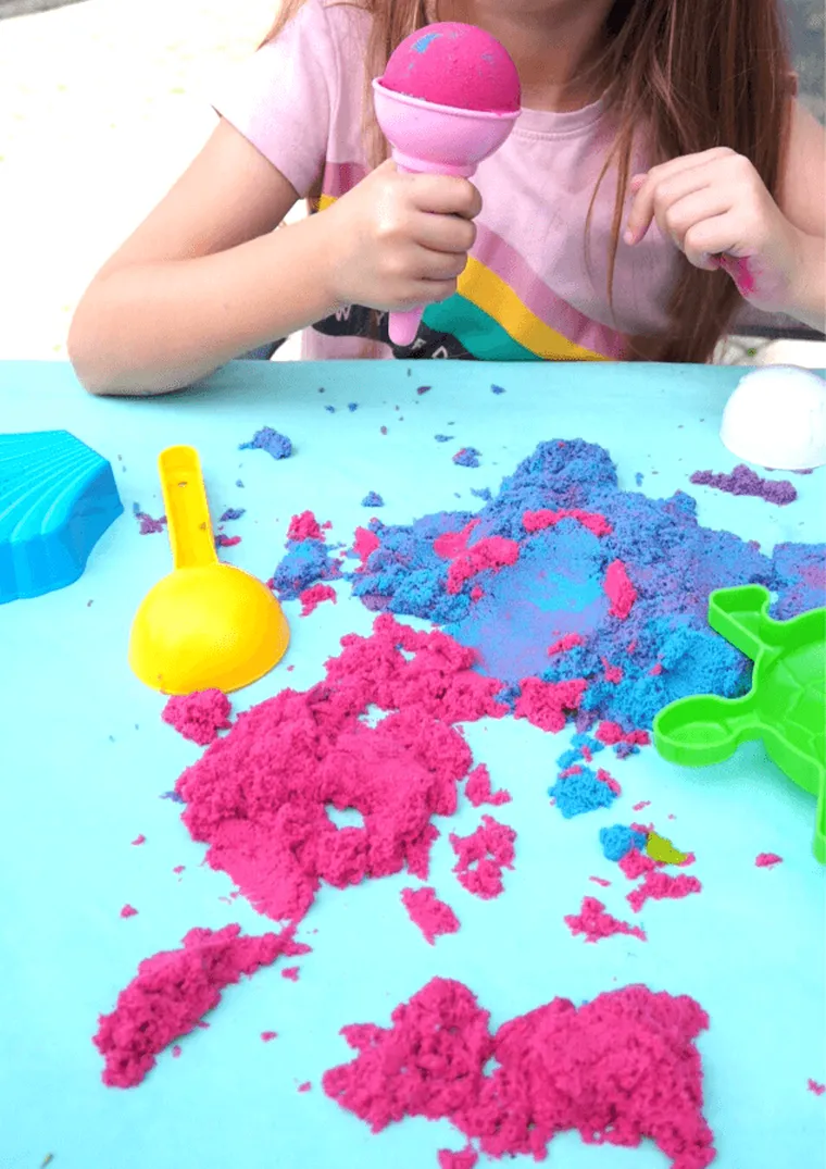 Tuban, piasek dynamiczny, niebieski, 1 kg