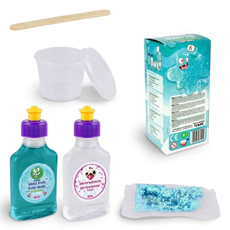 Tuban, Slime DIY, Arbuz, zestaw kreatywny