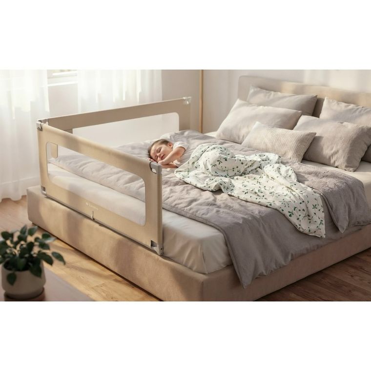 Tulano, Cover 44, barierka ochronna do łóżka, beige 140 cm