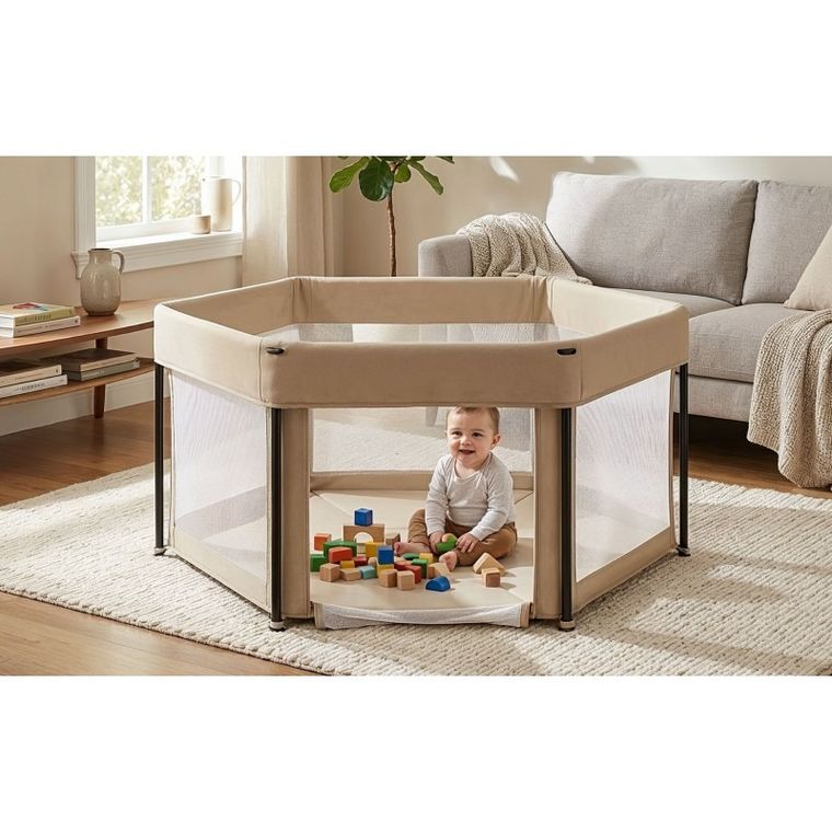 Tulano, Cozy 30, kojec dla dziecka składany, beige