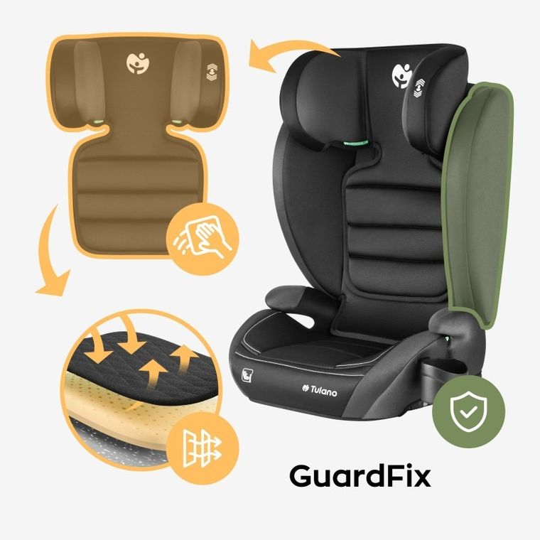 Tulano, Joy 25, fotelik samochodowy, black-grey