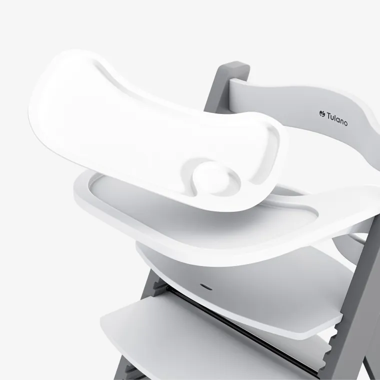 Tulano, Morsel 40, krzesełko do karmienia, grey-white