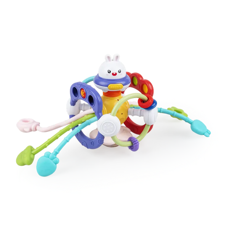 TuliFun, Króliczek Kolorowe Linki, zabawka sensoryczna