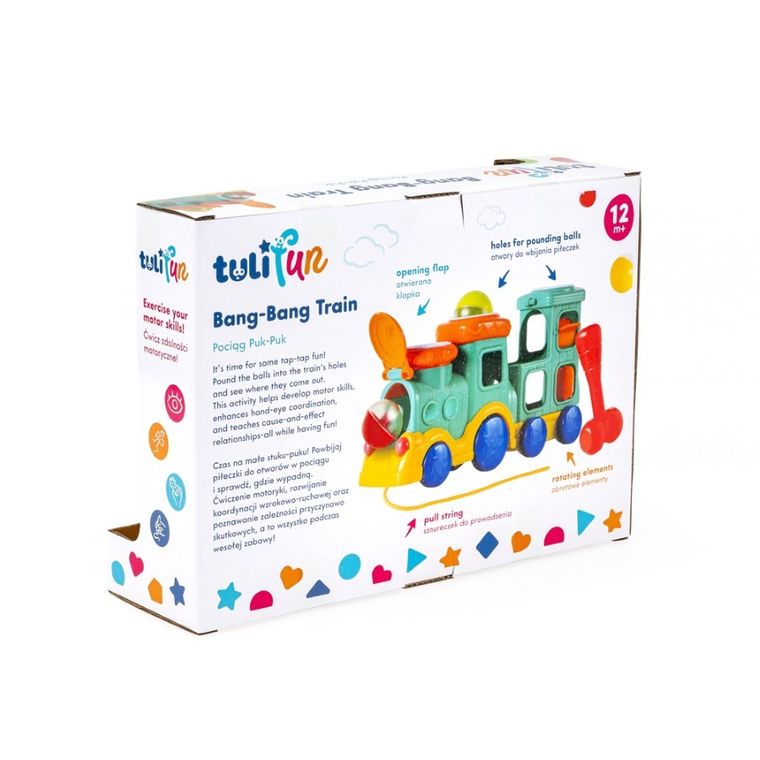 TuliFun, Pociąg Puk Puk, pociąg z kulkami do wbijania