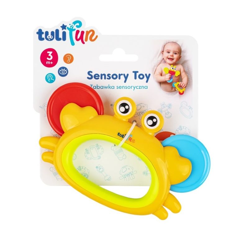 TuliFun, zabawka sensoryczna, Krab