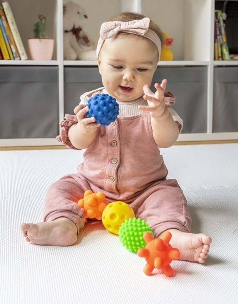 Tullo, Sensorki, piłeczki sensoryczne, 5 szt.