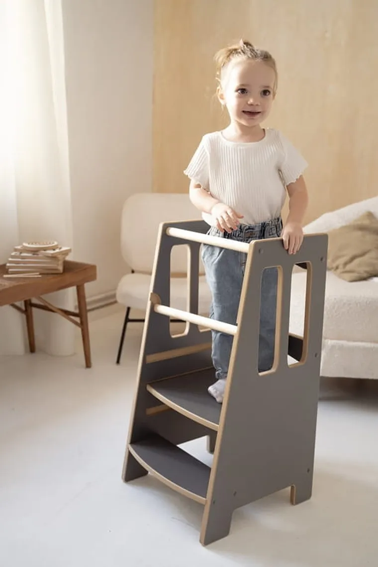 tupti.wood, Kitchen Helper, Little, pomocnik kuchenny, szary