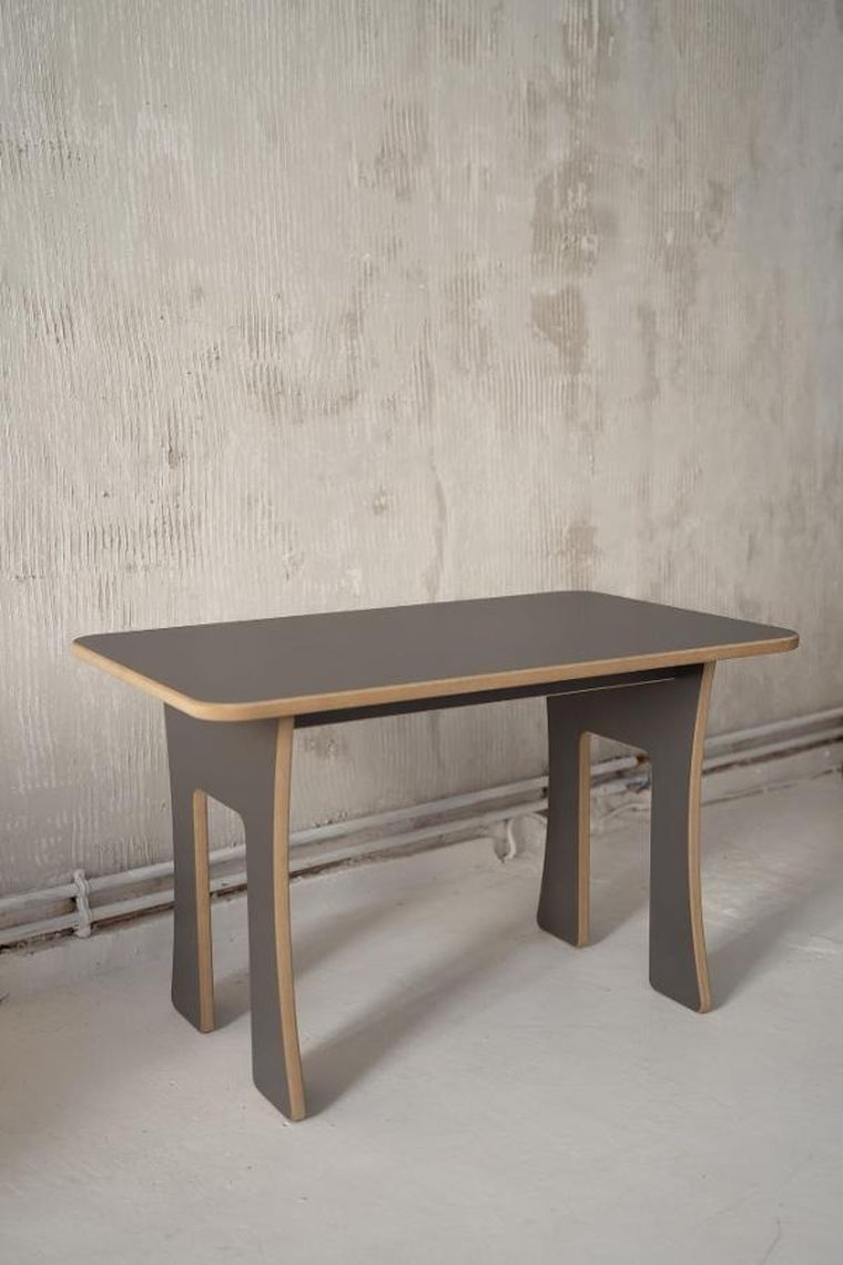 tupti.wood, stolik + krzesełko, szare