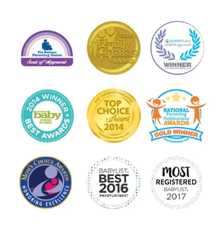 Ubbi, stalowy kosz na pieluchy, Grey