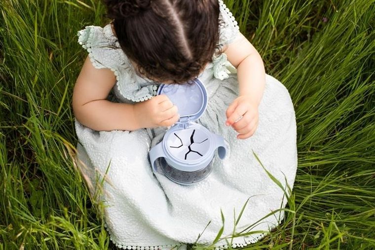 Ubbi, Tweat, pojemnik na przekąski, Cloudy Blue