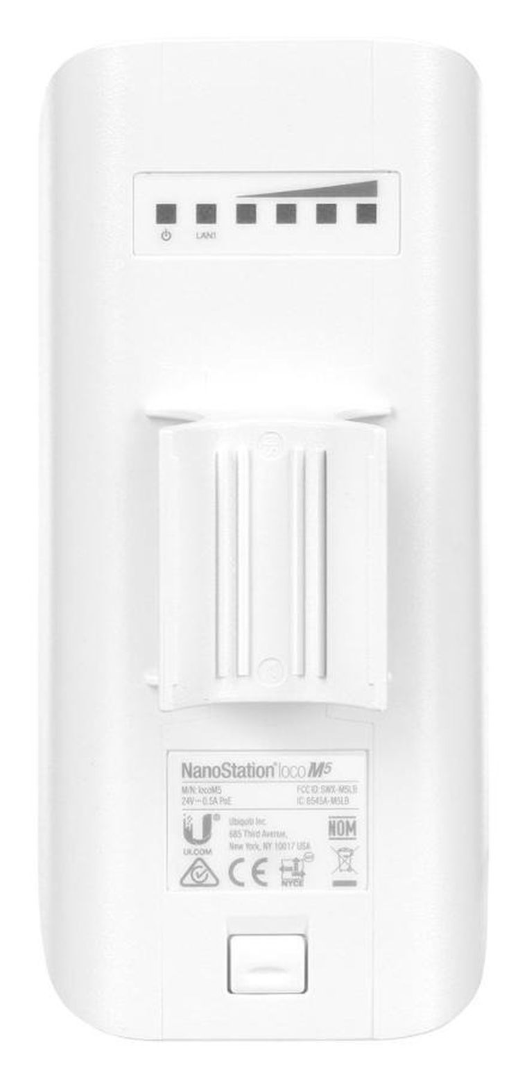 Ubiquiti, LocoM5, punkt dostępowy, CPE, 5GHz, 1x RJ45 100Mb/s, 13dBi