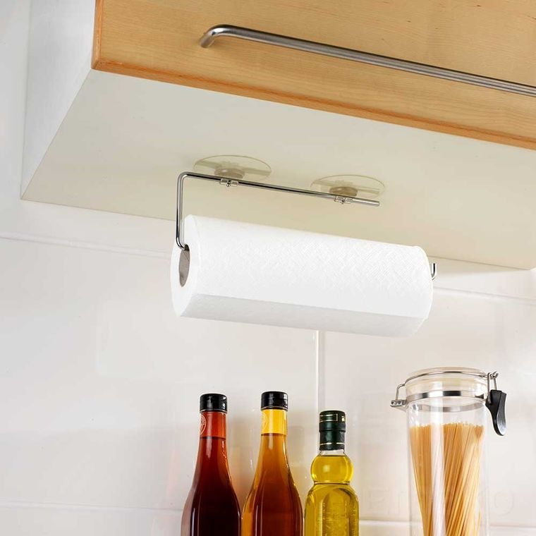 Uchwyt na papierowy ręcznik kuchenny, Static-loc, stal chromowana