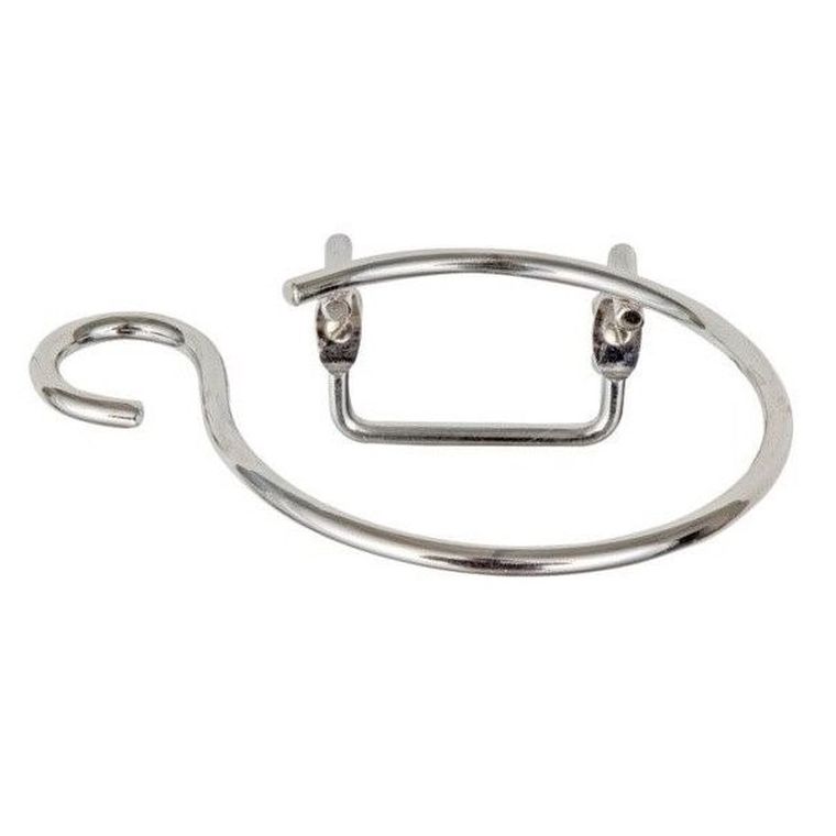 Uchwyt na suszarkę do włosów, Milano, stal chromowana