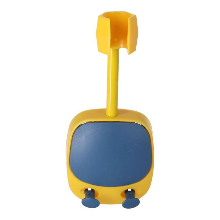 Uchwyt prysznicowy, żółto-granatowy