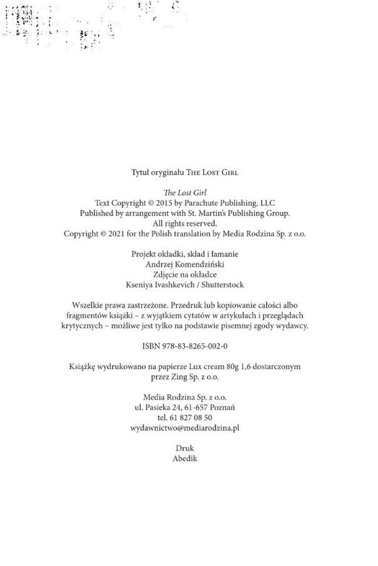 Ulica Strachu. Dziewczyna znikąd