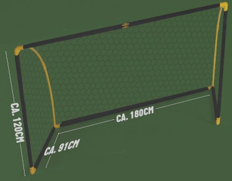 Umbro, bramka do piłki nożnej z siatką, 180-120-91 cm