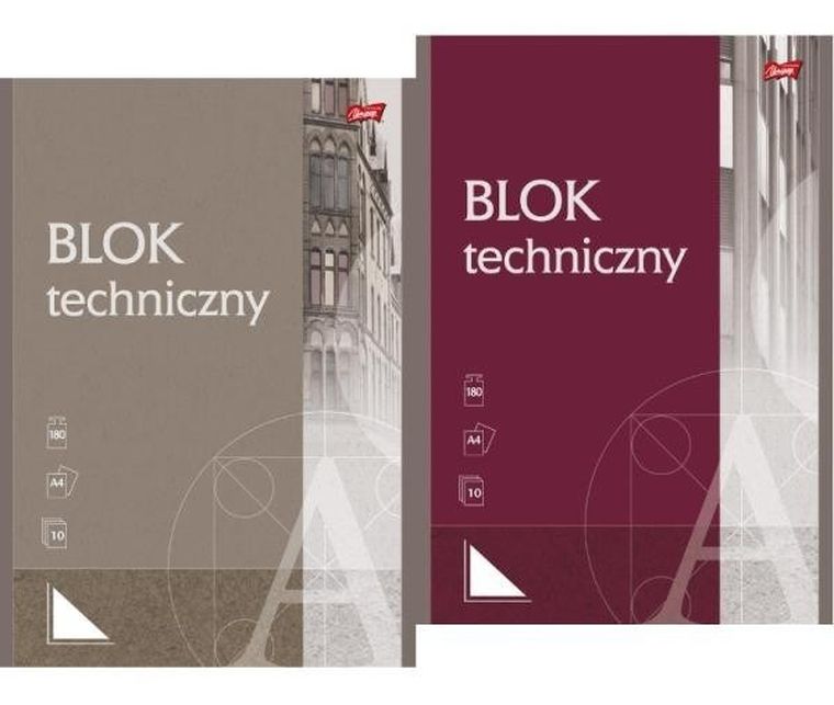 Unipap, Blok techniczny, A4, 10 kartek