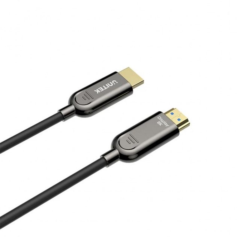 Unitek, kabel HDMI, optyczny, 2.1 AOC, 8K, 120HZ, 5m