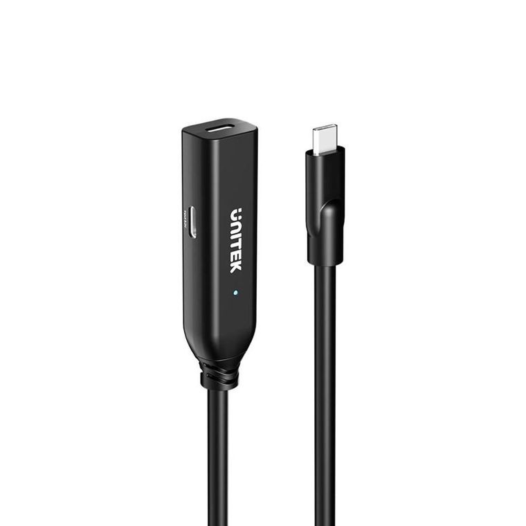 Unitek, kabel, przedłużacz, USB-C 10GBPS, 5m, czarny