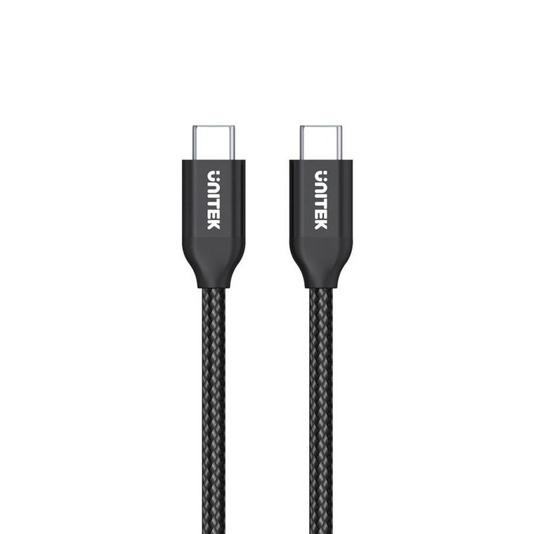 Unitek, kabel USB-c - USB-c, PD 100W, C14059BK