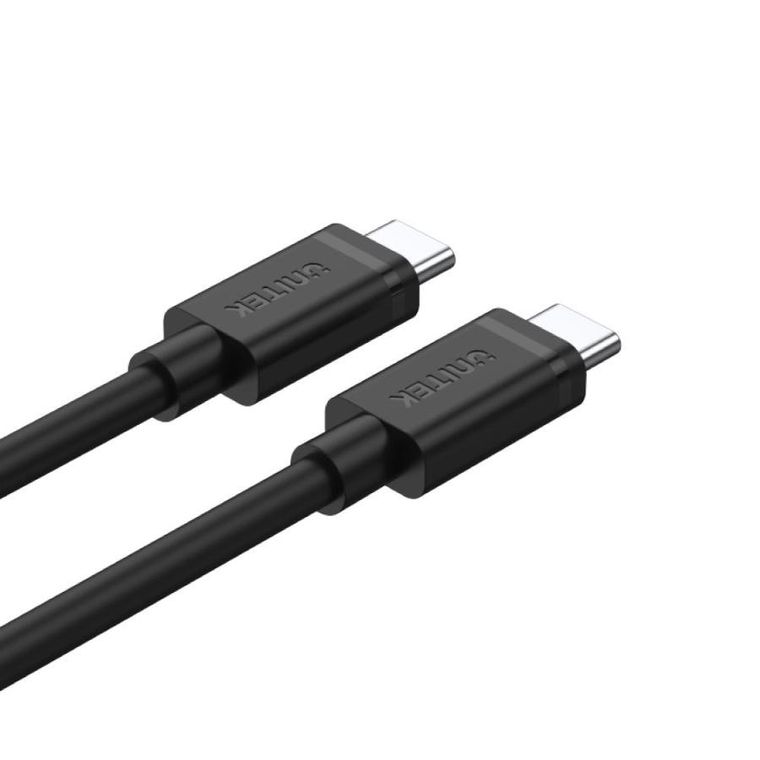 Unitek, kabel, USB C-C, 2m, czarny