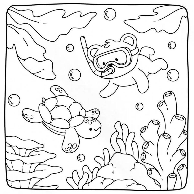 Urocze słodziaki. Przytulne kolorowanie