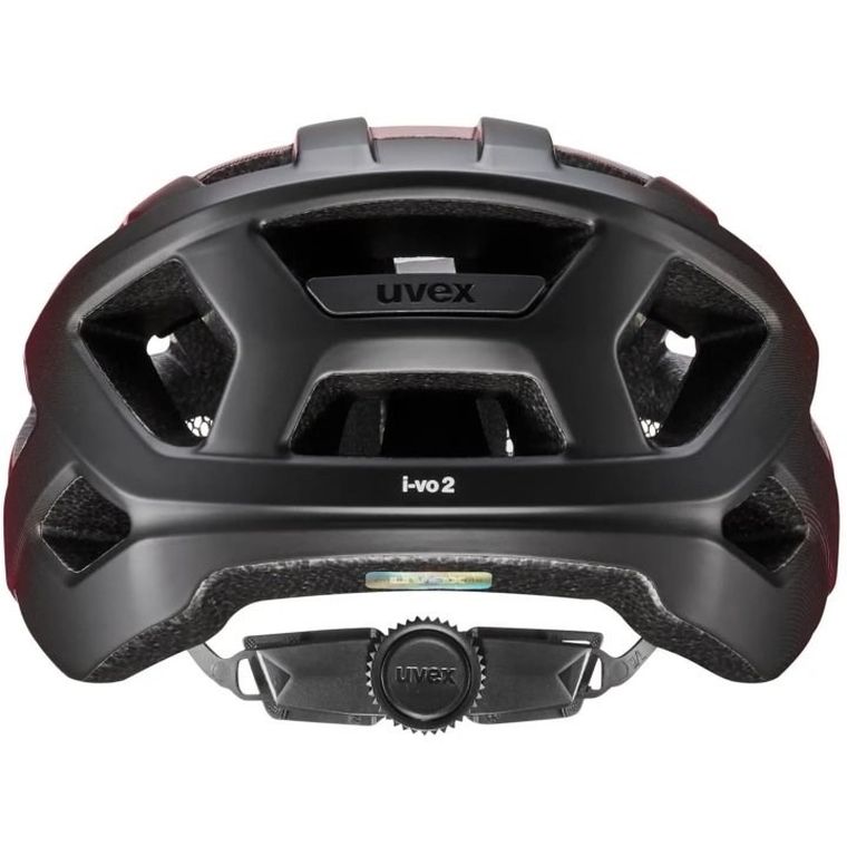 Uvex, I-vo 2, kask rowerowy, 56-60 cm, red-black matt