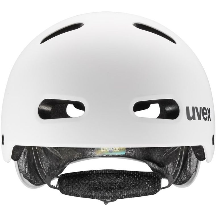 Uvex, Kid 4, kask rowerowy, dziecięcy, 55-58 cm, white matt