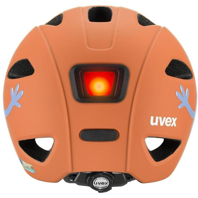 Uvex, Oyo Style, kask rowerowy dziecięcy, monster papaya matt, 50-54 cm