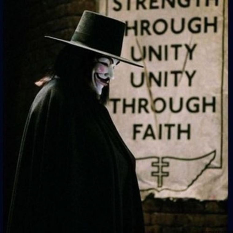 V jak vendetta, maska