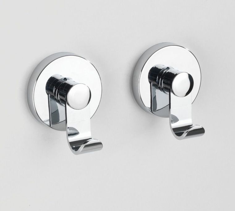 Vacuum-Loc, srebrne, wieszaki na ręczniki