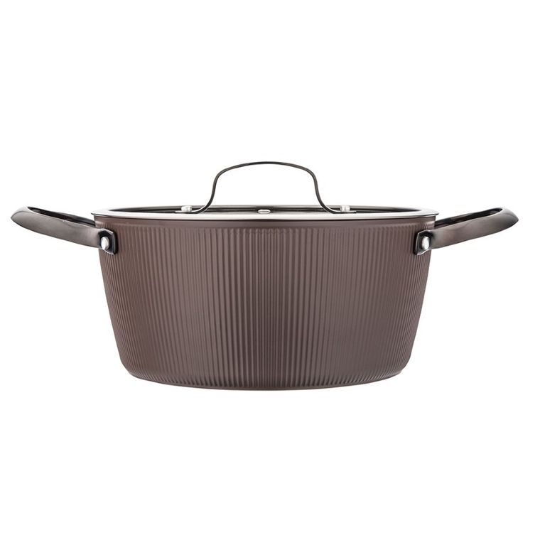 Valdinox, Valdinox, Stripes, garnek z pokrywą szklaną, 24 cm, 4l