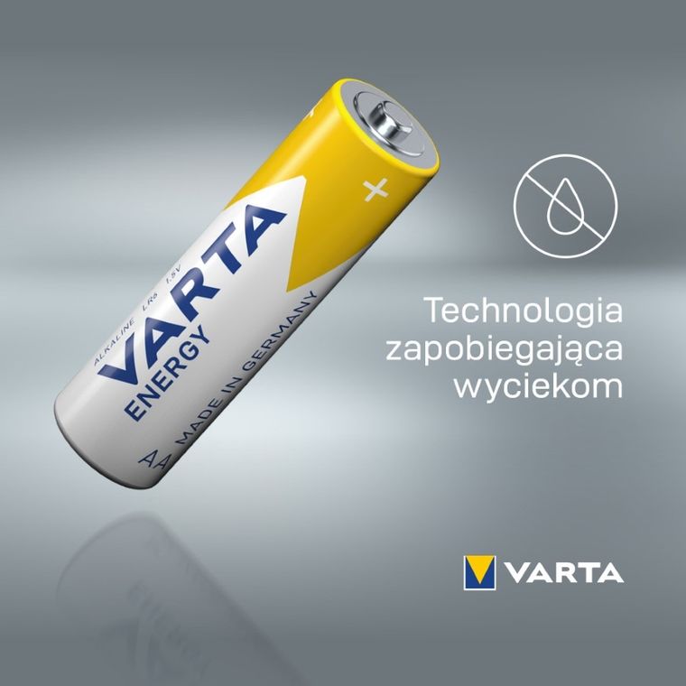 VARTA, Energy, bateria alkaliczna, LR6, AA, 4 szt.