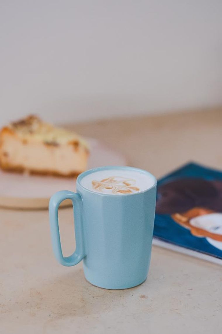 Vialli Design, dwa kubki ceramiczne z uszkiem, 250 ml, Fuori miętowe