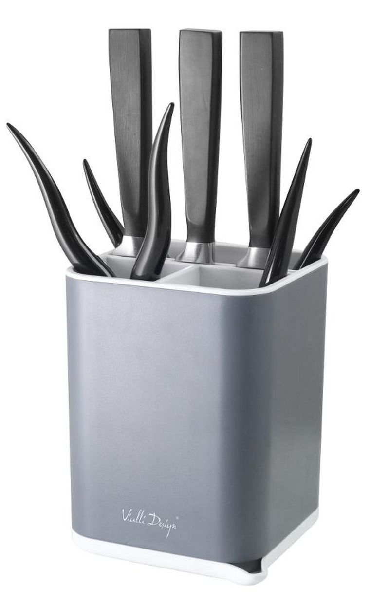 Vialli Design, Livio Duo, ociekacz na sztućce, szary