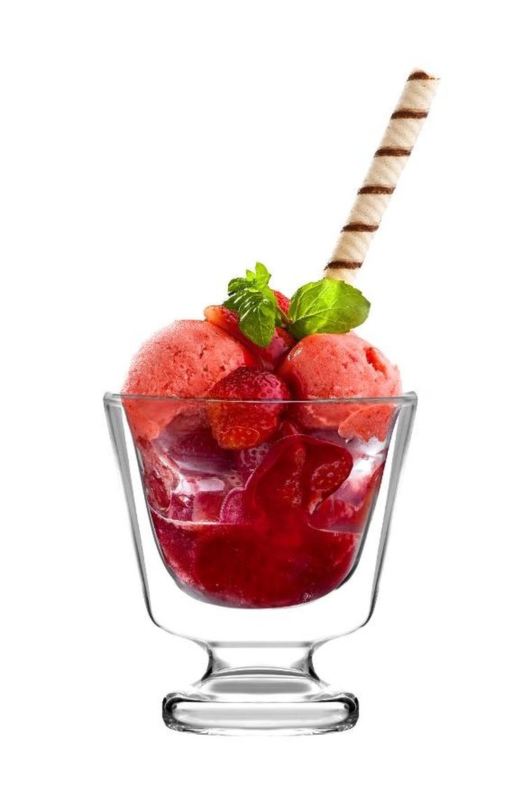 Vialli Design, pucharek do deserów z podwójną ścianką, Soho, 250 ml, 2 szt.