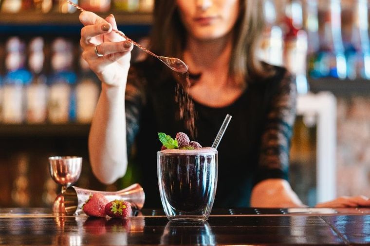 Vialli Design, Vita, szklanka z podwójną ścianką ze słomkami, 320 ml, 6 szt.