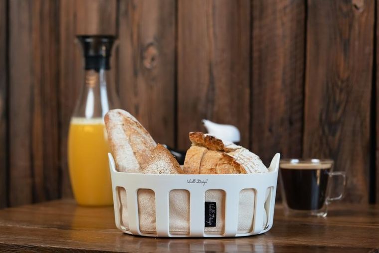 Vialli Design, wkład bawełniany do koszyka na pieczywo, Livio