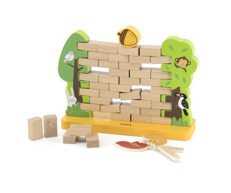 Viga, Burzenie ścian, zabawka drewniana